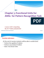 Unit I: Chapter 3:functional Units For Anns For Pattern Recognition Task