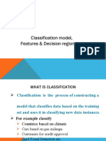 Classification Model, Features and Decision Region