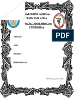 Articulo Hepatozoonosis Canina - Maick Jordan Bardales Caceres