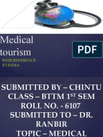 Medical Tourism: With Reference To India