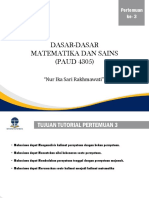 Pertemuan Tutorial 3