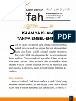 Islam Ya Islam, Tanpa Embel-Embel