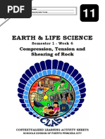 Earth & Life Science: Compression, Tension and Shearing of Rock