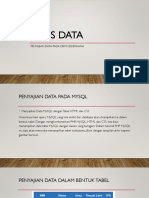 Pertemuan Ke 3-Penyajian Data Sederhana Dengan MySQL