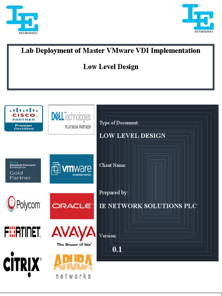 IE-Lab-VMware VDI V.01 | PDF | Desktop Virtualization | Remote Desktop ...