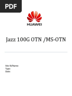 Jazz 100G OTN - MS-OTN Document