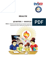 Health: Quarter I - Module 6