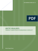 Arctic Rivalries - Friendly Competition or Dangerous Conflict
