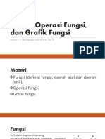 Fungsi, Operasi Fungsi, Dan Grafik Fungsi