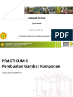 Praktikum 6 - Pembuatan Gambar Komponen