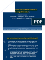 D. Geradin - The Counterfactual Method in EU Competition Law