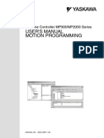 MP2000 Series Motion Programming Manual