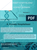 Kelompok 3 Konsep Hospitalisasi & Konsep Bermain