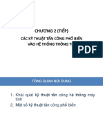 Chuong 2 - 2 Mot So Ky Thuat Tan Cong Pho Bien