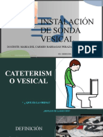 INSTALACIÓN DE SONDA VESICAL