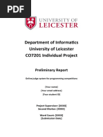 Department of Informatics University of Leicester CO7201 Individual Project