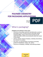 Polymer Chemistry For Packaging Applications