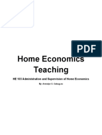 HE103 Teaching of Home Economics