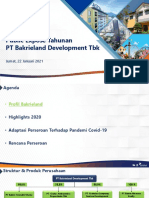 Public Expose Tahunan PT Bakrieland Development TBK: Jumat, 22 Januari 2021