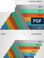 Pyramid Ribbon Diagram PowerPoint