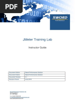 JMeter Training Lab - Intructor Guide