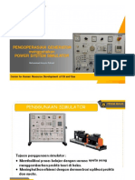 Pengoperasian Generator Menggunakan Power System Generator