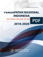 Pendapatan Nasional Indonesia 2016-2020