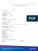 Datasheet Cable Cat6 UTP