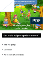 Kinderspeletjies - Graad 8 Eat Gedig