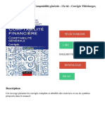 Comptabilité Financière - Comptabilité Générale - 12e Éd. _ Corrigés Télécharger, Lire PDF