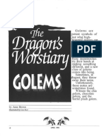 Dragon #228 - Golems