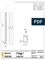 P Etage 1: Niveau +6,30 Projet Bon 1 Section 25x25 Page 1/1