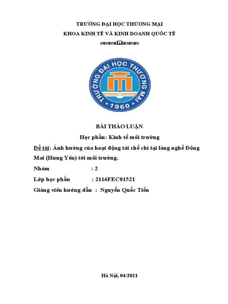 đề tài thảo luận KTMT nhóm 2 | PDF