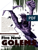 Dragon #302 - Five New Golems