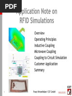 Application Note On RFID Simulations