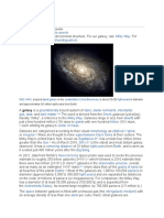Galaxy: This Article Is About The Astronomical Structure. For Our Galaxy, See - For Other Uses, See