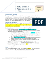 This Study Resource Was: MGMT 3042 Week 3: Individual Assignment #1 5%