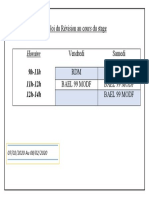 Emploi Du Révision Au Cours Du Stage