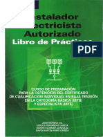 INSTALADOR ELECTRICISTA AUTORIZADO Libro de Practicas