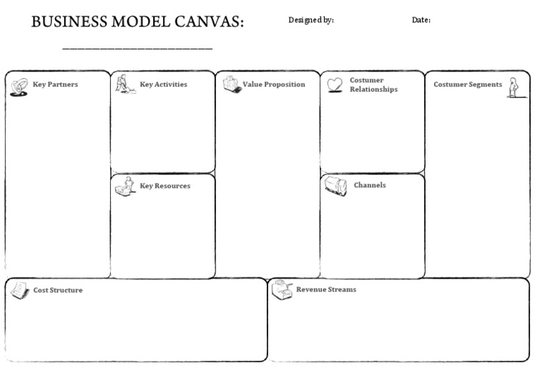 Business Model Canvas - Template | PDF