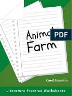 Animal Farm Literature Practice Worksheets Sample Pages