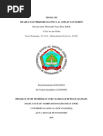 Al Qur'an dan hadits