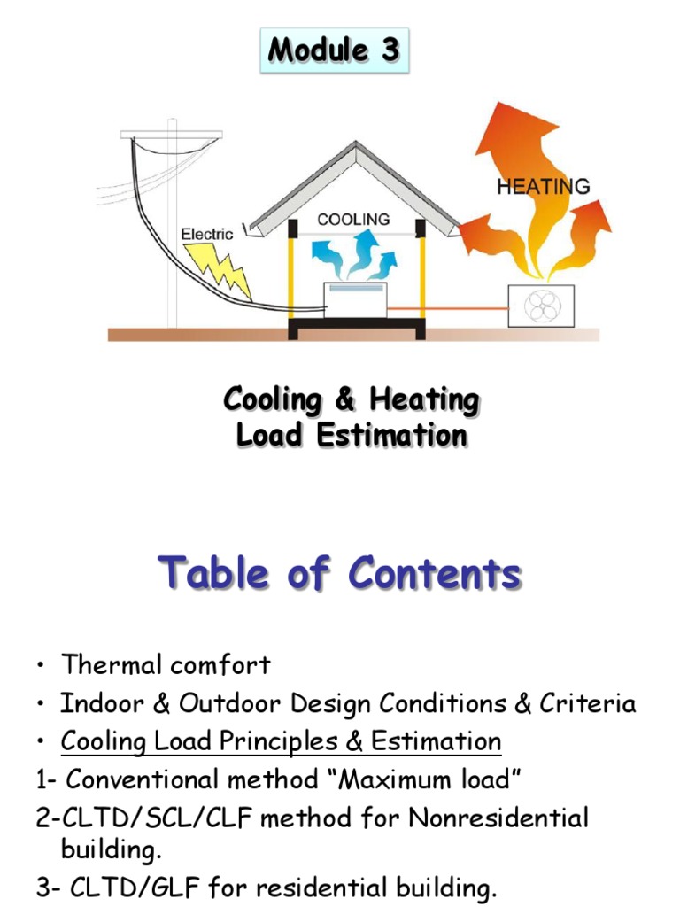 Cooling Load Estimation Methods | PDF | Humidity | Heat Transfer