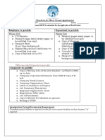 Sabah Immigration Checklist For Work Permit Application - 2015