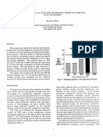 Comparison of all-electric secondary power systems for civil subsonic transports