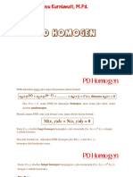 PDB Orde 1 Derajat 1 - PD Homogen-1