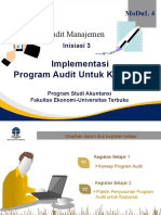 Inisiasi 3 Implementasi Program Audit Untuk Korporasi