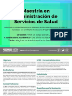 Maestria en Administracion de Servicios de Salud 09-21