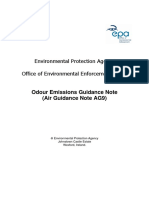 EPA (2018) Odour Emissions Guidance Note (AG09) - DRAFT