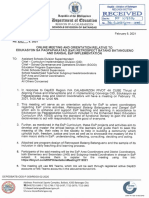 Division Memorandum - s2021 - 040